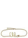 Chloé Iconic Belt In Gold