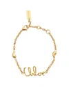 Chloé Chloe' Women Logo Bracelet In Gold