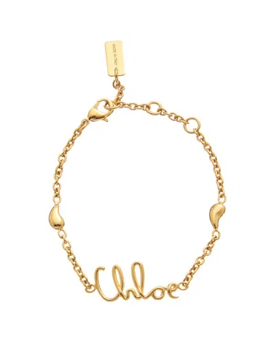 Chloé Iconic Chain Link Bracelet In Gold