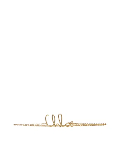 Chloé Iconic Chain Belt In Gold