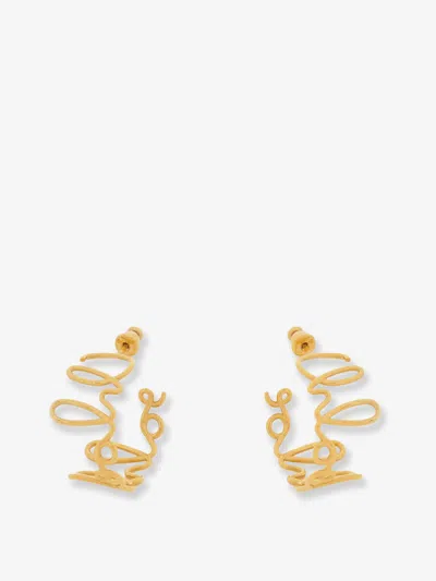 Chloé Iconic Circle Earrings In Gold