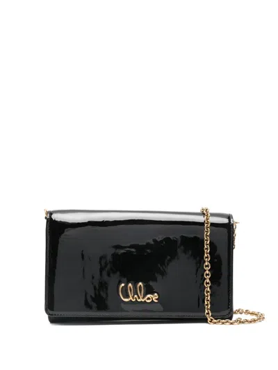 Pre-owned Chloé Iconic Clutch Bag In Black