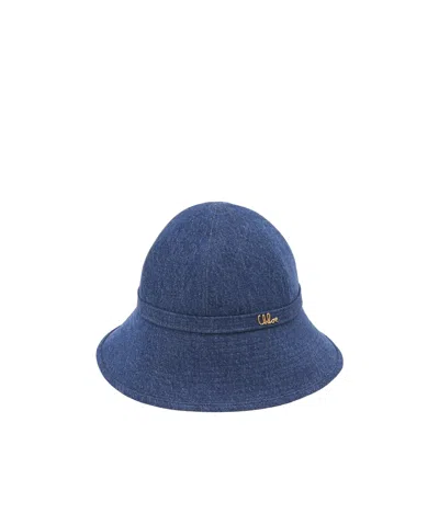 Chloé Iconic Cowboy Fisherman Hat In Blue