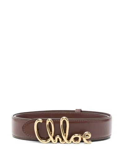 CHLOÉ CHLOÉ " ICONIC" LEATHER BELT ACCESSORIES