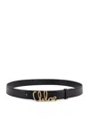 Chloé Iconic Embellished Leather Belt In Black