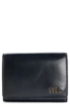 Chloé Iconic Leather Trifold Wallet In Black