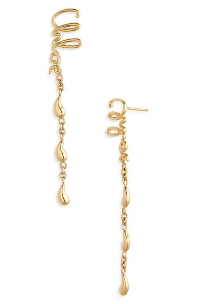 Chloé Iconic Linear Drop Earrings