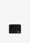 Chloé Womens Black Iconic Leather Card Holder In Black