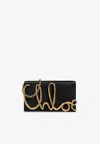 Chloé Chloe Womens Black Brand-plaque Leather Cross-body Bag