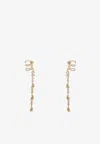 Chloé Iconic Dangling Earrings For Pierced Ears In Gold
