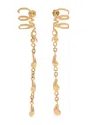 Chloé Iconic Dangling Earrings For Pierced Ears In Gold