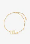 Chloé Logo-lettering Pendant Necklace In Gold