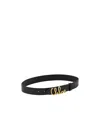 Chloé Iconic Leather Belt Adjustable Length In Black