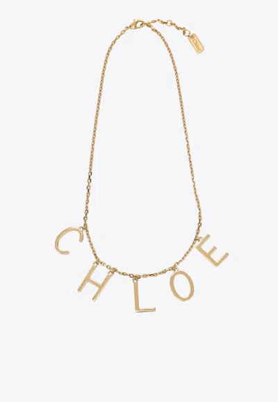 Chloé Iconic Logo Vintage Necklace