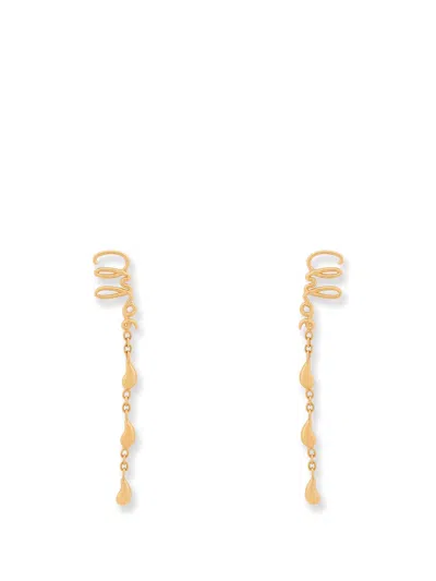 Chloé Iconic Dangling Earrings For Pierced Ears In Gold