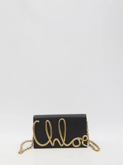 Chloé Iconic Shoulder Bag In Black