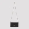 Chloé Compact Black Buffalo Leather Shoulder Bag In Black