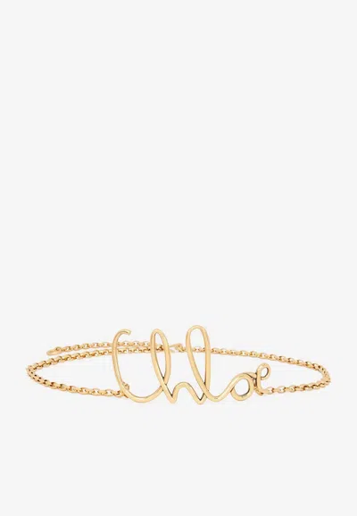 Chloé Iconic Small Belt In Brown