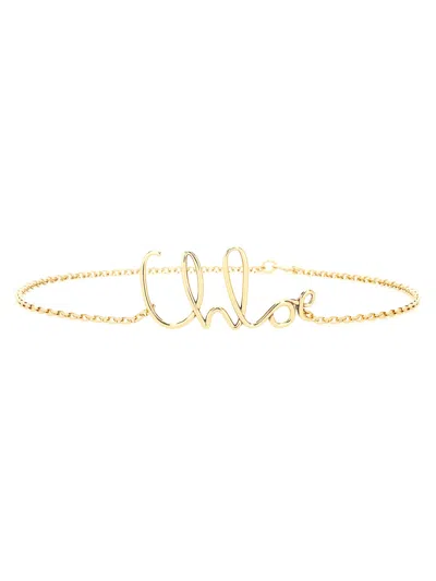 Chloé " Iconic Small Belt In Gold