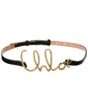 Chloé Iconic Leather Belt Gold-tone Hardware