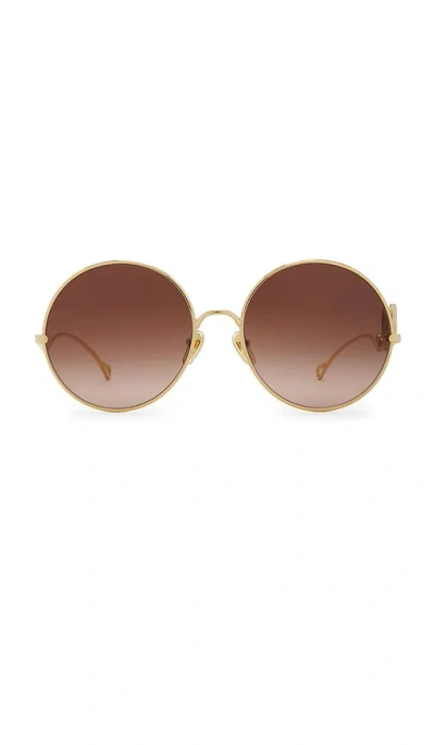 Chloé Iconic Å¤ªé˜³é•œ Â€“ É‡‘é»„&æ£•è‰². Å°ºç � All. In Gold