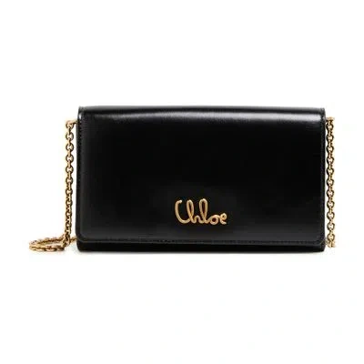 Chloé Iconic Wallet In Black