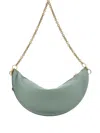 Chloé Sea Green Nappa Leather Chloe Icons Shoulder Bag In Green