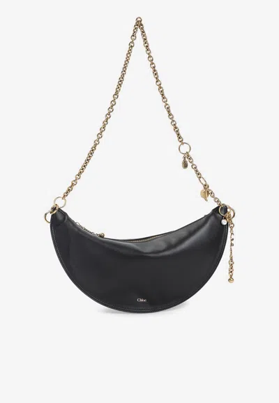 Chloé Icons Leather Shoulder Bag In Black