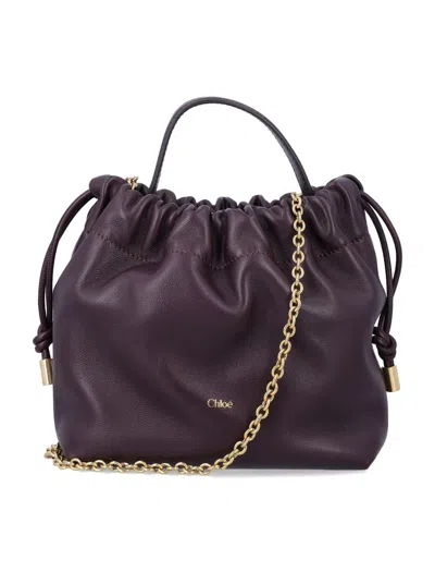 Chloé Icons Mini Bag In Purple