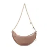 Chloé Crescent-shaped Shoulder Bag In Soft Suede Calf Leather