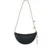 Chloé Black Nappa Leather Chloe Icons Shoulder Bag In Black