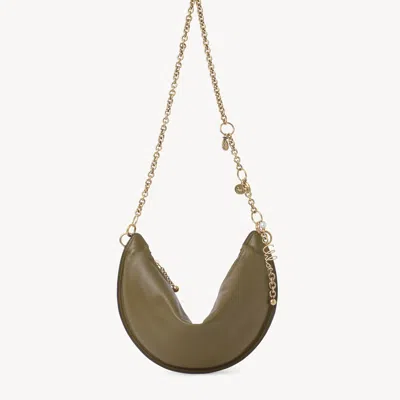Chloé Icons Shoulder Bag In Soft Leather Green Size Onesize 100% Lambskin