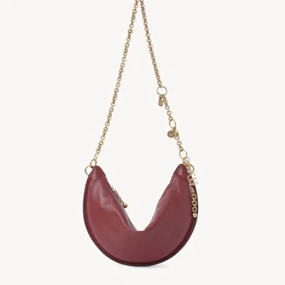Chloé Icons Shoulder Bag In Soft Leather Red Size Onesize 100% Lambskin