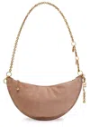 Chloé Chloe Icons Suede Shoulder Bag In Pink
