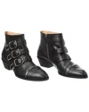 Chloé Idol Leather Bootie (authentic ) In Black