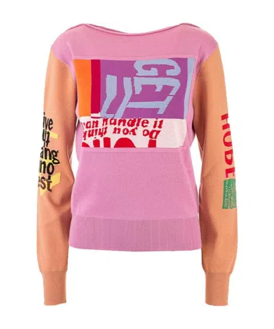 CHLOÉ CHLOÉ COLOUR-BLOCK SWEATER