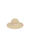 Chloé Interwoven Straw Hat In Nude