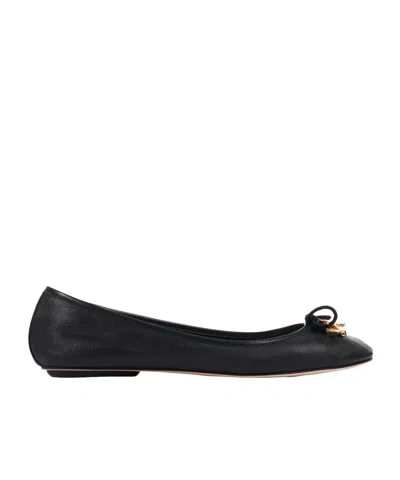 CHLOÉ LEATHER BALLERINA SHOES