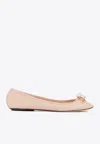 Chloé Iris Leather Ballerina Flats In Multi