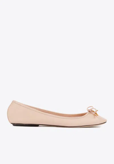 CHLOÉ IRIS LEATHER BALLET FLATS
