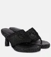 Chloé Isla Crochet Thong Sandals