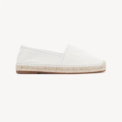 CHLOÉ ESPADRILLES ISLA FEMME BEIGE TAILLE 42 100% COTON, CUIR DE VEAU