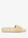 Chloé Isla Raffia-effect Slides
