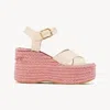Chloé Isla Espadrille Wedges In Multi