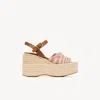 Chloé Isla Wedge Espadrille In Multi