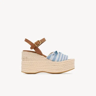 Chloé Isla Wedge Espadrille In Multi