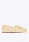 Chloé Island Crochet Knit Espadrilles