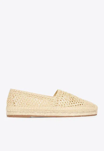 Chloé Island Crochet Knit Espadrilles