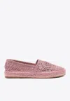 Chloé Island Crochet Knit Espadrilles