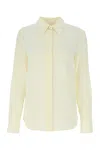 Chloé Ivory Crepe Button-up Shirt